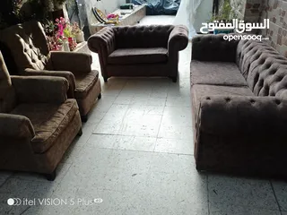  5 طقم كنب 7 مقاعد للبيع المستعجل