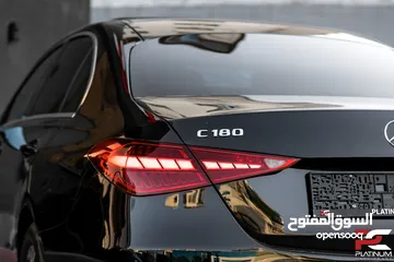  9 2024 Mercedes C180 – فتحة سقف – وارد المانيا للبيع