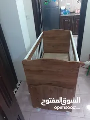  2 تخت بيبي سرير اطفال