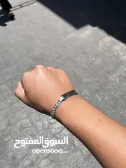  1 اسوارة فضة رجالي عيار 925 إيطالي حجم كبير وزن 11.84 جرام