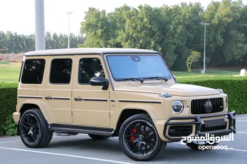  2 مرسيدس بنز اي ام جي G63  الماني 2020 صبغ وكالة  MERCEDES BENZ AMG G63 2020 German specs CLEAN TITLE