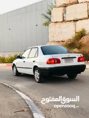 2 تويوتا كورولا مديل 99 جير تومات  متور 1.6  فحص ممتاز