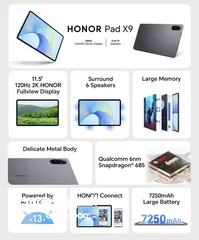  5 عرض مميز تابلت هونر Honor Pad X9 7GB-128GB Wifi متوفر لدى سبيد ستور