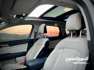  13 كايا سبورتاج  2022 فل الفل فتحة سقف  2x4 ///240Hp بنزين + كهرباء  ( Haybrid) 1600cc
