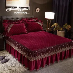  5 لحاف عرائسي مضغوط مخملي ناعم محفر منه فيه مكرمش شلش خياط مبروم