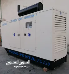  7 Volvo generator 250 kva