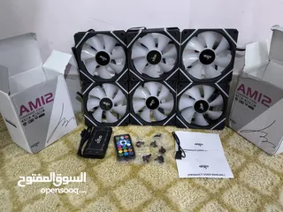  1 RGB Cooling Fans with Controller