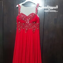  2 فساتين سهره مستعمله