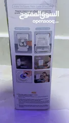  2 مروحة تبريد صغيرة محمولة مع رذاذ ماء بارد