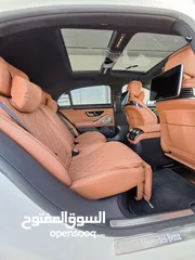  14 مرسيدس بنز S580 أبيض 2023 خليجي 5.000 KM ضمان الوكالة تشيكات الوكالة سيرفيس الوكالة