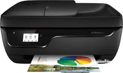  8 طابعة hp ملونة مع سكانر وحبر فل ويرلس فخمة