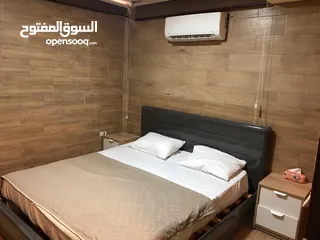  9 فيلا مفروشه  للايجار في البحر الميت شارع الفنادقمع بركه مدفيه