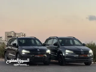  1 عرض خاص وحصري لأصحاب الإعفاءات الجمركية  سكودا كاروك سبورت لاين بلاك إيديشن متوفر ديزل ، متوفر بنزين