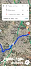  6 ارض 1043م مميزة للبيع عمان بالقرب من شارع المطار وجامعة البتراء (ناعور حوض ام عريجات)