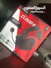  1 سماعة HYPERX CLOUD II جديدة السعر حرق مش هتلاقي نفس السعر  اسم الماركة:HYPERX