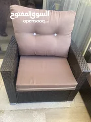  5 كنب تارتان 3 قطع بحالة الجديد