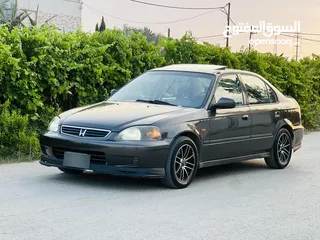  13 هوندا سيفيك مطور 1600 بنزين جير عادي لعشاق السيارات اليابانيه المميزه