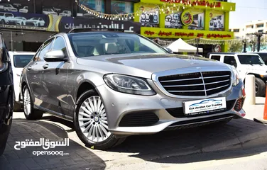  1 مرسيدس سي كلاس 180 بحالة الوكالة Mercedes C180 2015
