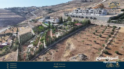  1 قطعة أرض بقوشان مستقل ومساحة 3647 م بأعلى قمم الكمشة وبإطلالى ساحرة
