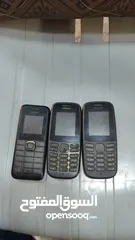  2 ثلاث تلفونات نوكيا مستعمله شغال ميه بالميه