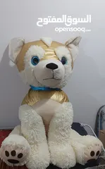  1 Winter Wonderland Giant Husky Soft Dog