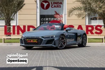  1 Audi R8 Spyder V10 Performance Convertible 2023 GCC under Agency Warranty