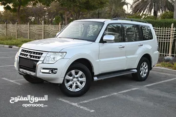  3 0% DP - ORIGNAL PAINT - MITSUBISHI PAJERO GLS 4WD 2016 - FIRST OWNER - FULL OPTION - GCC