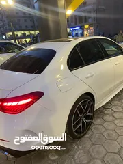  14 مرسيدس C200 AMG Line موديل 2024 – سقف بانوراما حالة الزيرو كاميرا 360°  تحكم كهربائي في مقاعد السائق