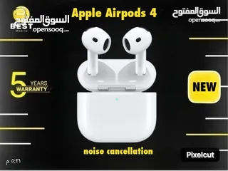  1 ابل ايربودز 4 جديدة // air pods 4 ANC NEW