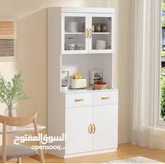  3 خزانة مطبخ منزلية 4 دفات – ترتيب وأناقة بكل زاوية! تصميم عملي وأنيق خامة متينة وجودة عالية