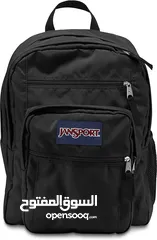  2 حقيبة ظهر JanSport Big Student باللون الأسود - تصميم واسع ومنظم.   JanSport Big Student Backpack