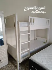  1 we have brand new wooden kids bunker bed Available