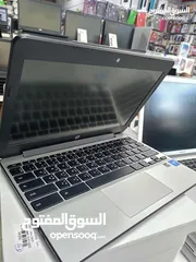  3 كروم بوك hp نظييف مع الشاحن الأصلي