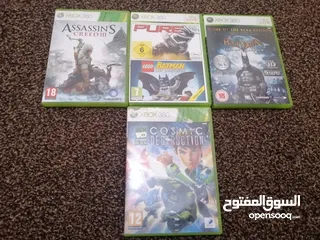  3 دسكات Xbox 360  +دسكة ps4