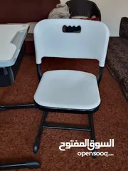  3 مكتب اطفال مع كرسي وجرار جديد بلكرتونه
