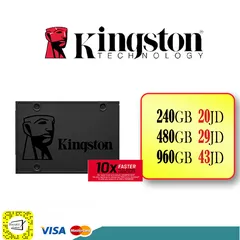  1 KINGSTON SSD A400 بأفضل سعر بالسوق وخدمة التركيب والسفتوير
