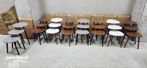  5 طقم الطاولات الجانبية الفاخرة – لمسة أناقة في كل زاوية من بيتك!   استمتع بتصميم عصري يجمع بين