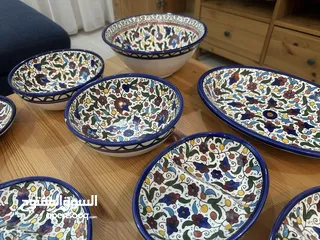  5 طقم صحون نخب عالي (نقشة مميزة)