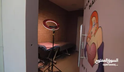  9 مركز تجميل للسيدات للبيع يعمل بشكل ممتاز تشطبيات فاخرة في اجمل مواقع خلدا للبيع لعدم التفرغ