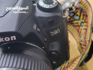  3 كاميرا نيكون نظيف جدا D90