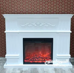 1 #Electric #Fireplace #Heater مدفأة ديكور الحطب