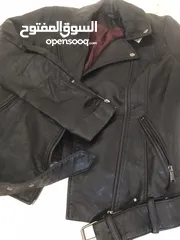 1 جاكيت جلد اصلي brand new leather jacket