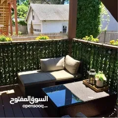  4 شبك ورق الشجر الأخضر الأصلي