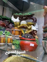  7 نافورة ماء مع اضاءة