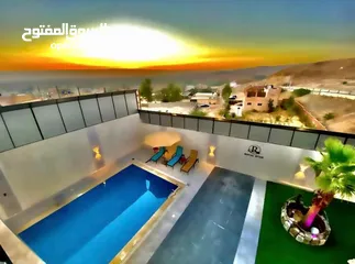  22 شاليه ومزرعة رويال ستار vip للايجار البحر الميت