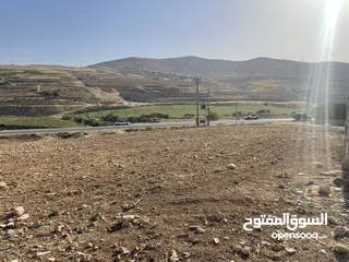  2 ارض للبيع تبعد عن جامعة العلوم التطبيقية 30 دقيقة ( بيرين - السخنة - جسر حسيا )  على الشارع الرئيسي