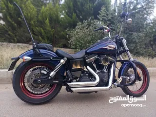  9 Harley Davidson street bob 2013.1700ccبحاله الوكاله