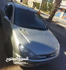  1 بيجو 206 اوتماتك لون فضي