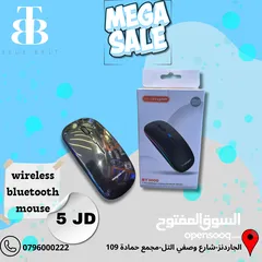  1 ماوس لاسلكي USB+بلوتوث