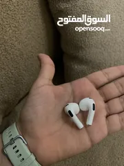  4 سماعة ابل اصلية airpods 3 نظيفة جداً